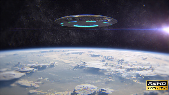 UFO Entering Earth Atmosphere