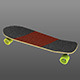 Slalom Skateboard - 3DOcean Item for Sale