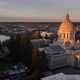 Olympia Washington State Capital Dome Aerial Elevate 4K UHD - VideoHive Item for Sale