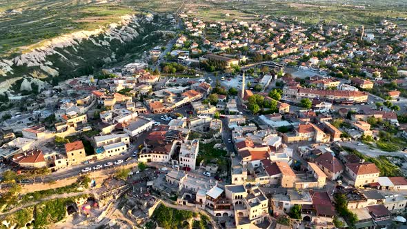 The best landscapes of Cappadocia aerial view 4 K