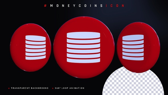 Money coins icon alt