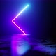 Minimalist Neon Square in the Dark - Looped Abstract 3D - VideoHive Item for Sale