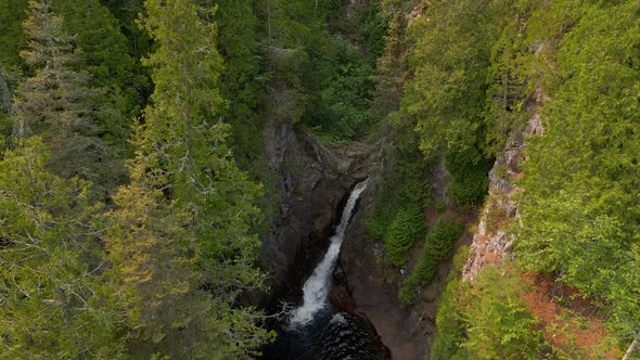 beautiful hidden waterfall nature amazing landscape