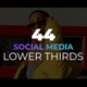 Social Media Lower Thirds - VideoHive Item for Sale