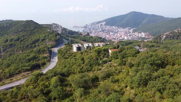 Bird's Eye View of Urban Relief