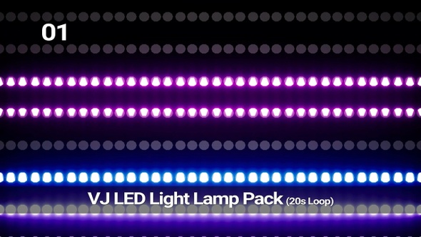 VJ Led Light Lamp Pack