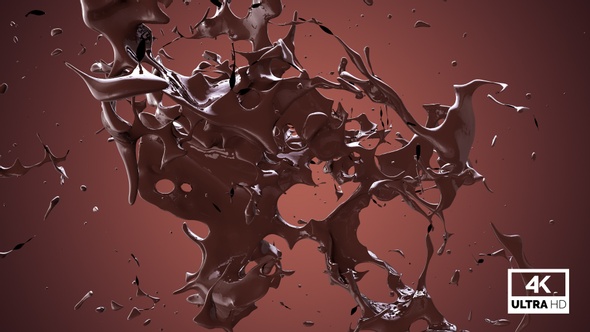 Abstract Chocolate Splash V2