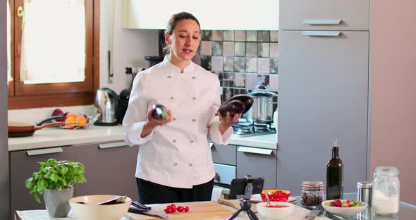 Chef in kitchen