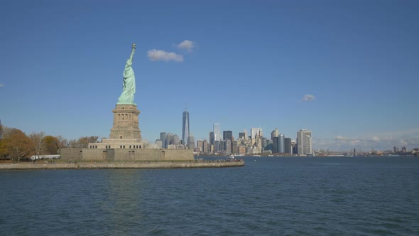 Statue of Liberty, the symbol of freedom