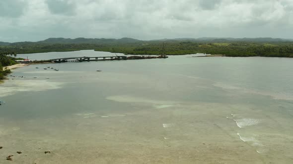 Bridge Under Construction on the Island of Siargao.