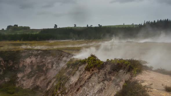 Craters of the Moon in New Zealand