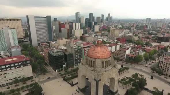 Aerial Drone View Mexico City
