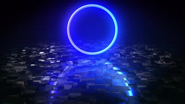 Sci Fi Circle Shaped Portal