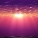Sea underwater colorful with underwater part and sunset skylight splitted  - VideoHive Item for Sale