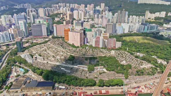 Tsuen Wan Chinese Permanent Cemetery in Hong Kong