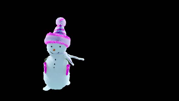 58 Snowman Dancing HD