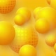 Yellow 3D Sphere Background - VideoHive Item for Sale