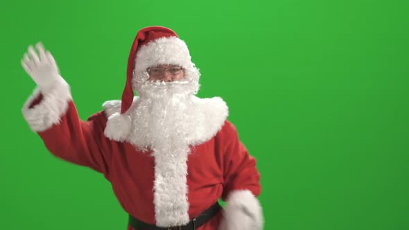 Santa Claus Against Green Screen