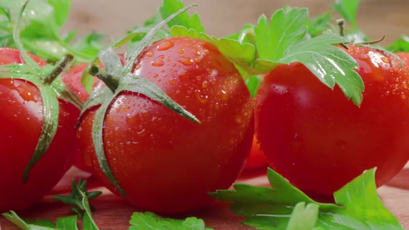 Red Ripe Tomatoes Raw Organic Vegetables Food Fresh Tomato Cherry