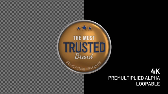 The Most Trusted Brand Badge alt