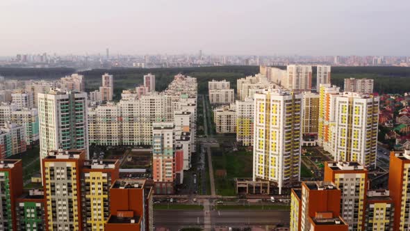 Panorama of New Residential Area of City