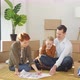 Young Parents Take Into Account Wishes of Son for the Layout of Apartment - VideoHive Item for Sale