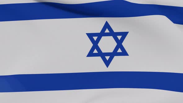 Flag Israel Patriotism National Freedom Seamless Loop