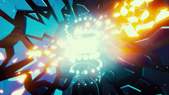 Colorful Neon Background Loop 4k alt