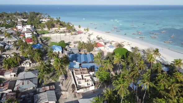 Houses on Zanzibar Island Tanzania Africa