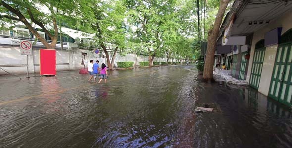 Street Under Flood