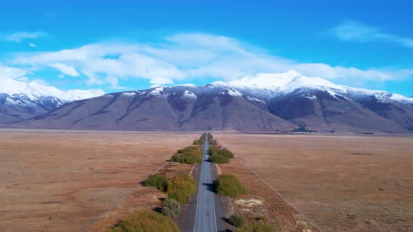 Patagonia landscape. Famous town of El Calafate at Patagonia Argentina