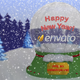 New Year & Christmas Snow Ball - VideoHive Item for Sale