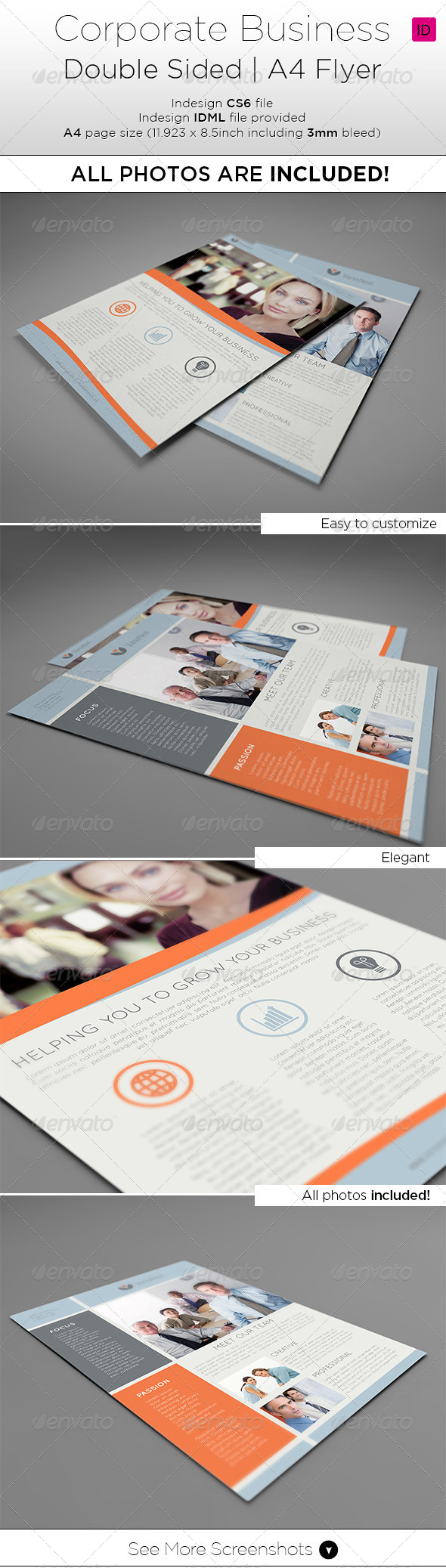 Corporate Double Sided Flyer