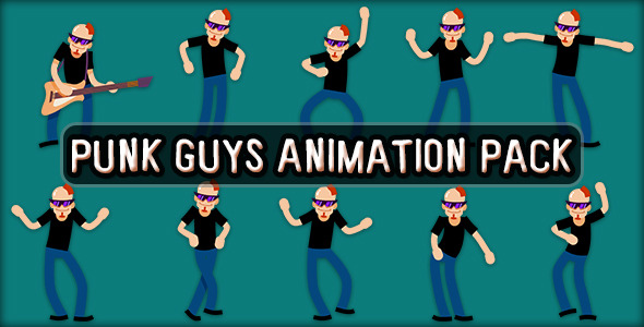 Punk Guys Animation Pack