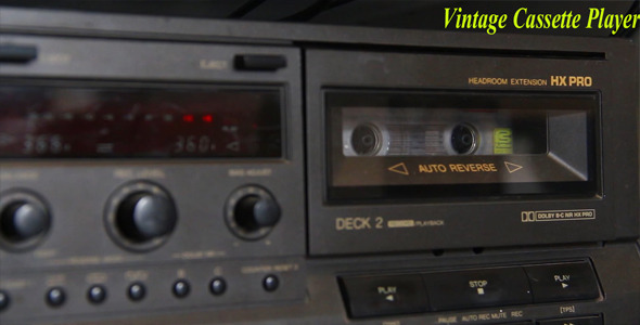 Vintage Cassette Player
