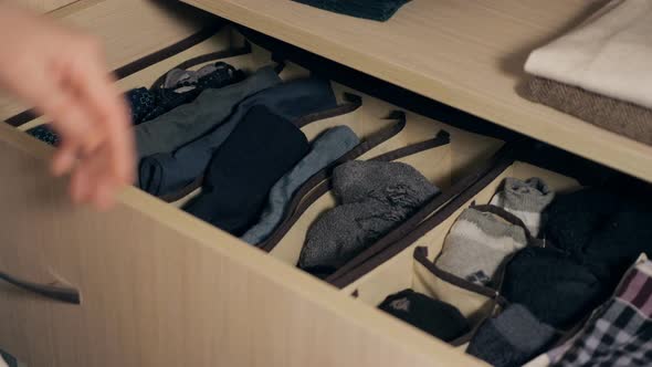The Drawer with Underwear in the Closet.