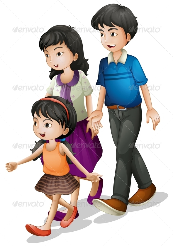 Family Walking
