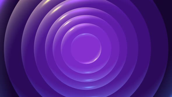 Abstract Rotation Of Purple Circle