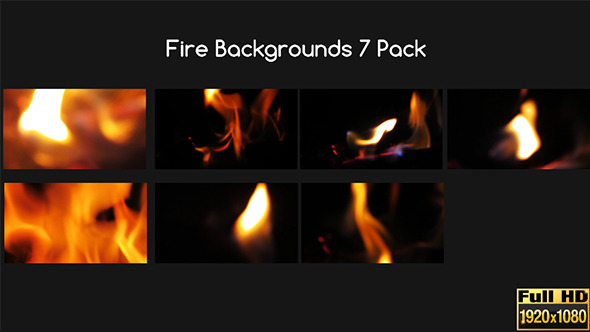 Fire Backgrounds 7 Pack