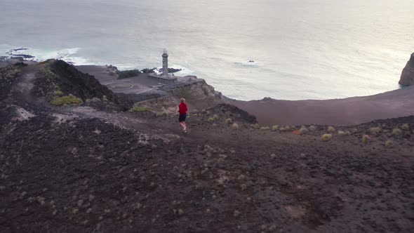 Partial View of the Volcanic Coast