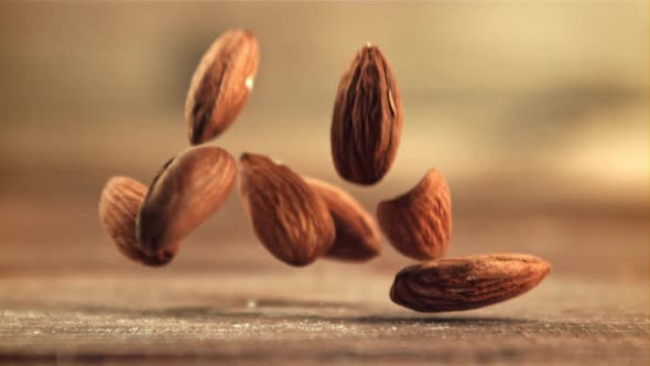 Almonds Fall to the Table