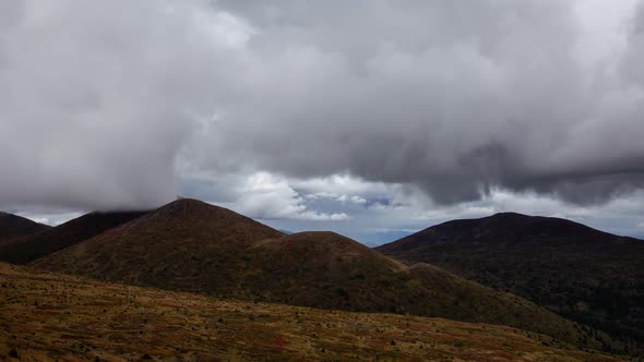 Time Lapse. Nature in Yukon, Canada