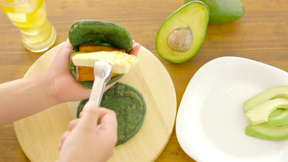 Arepas, Venezuelan dish made of corn flour