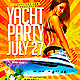 Yacht Party Flyer Template PSD - GraphicRiver Item for Sale