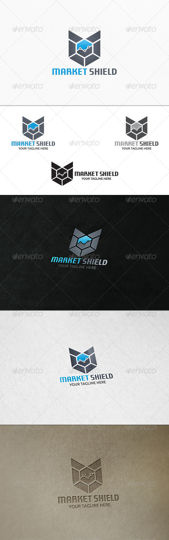 Market Shield - Logo Template