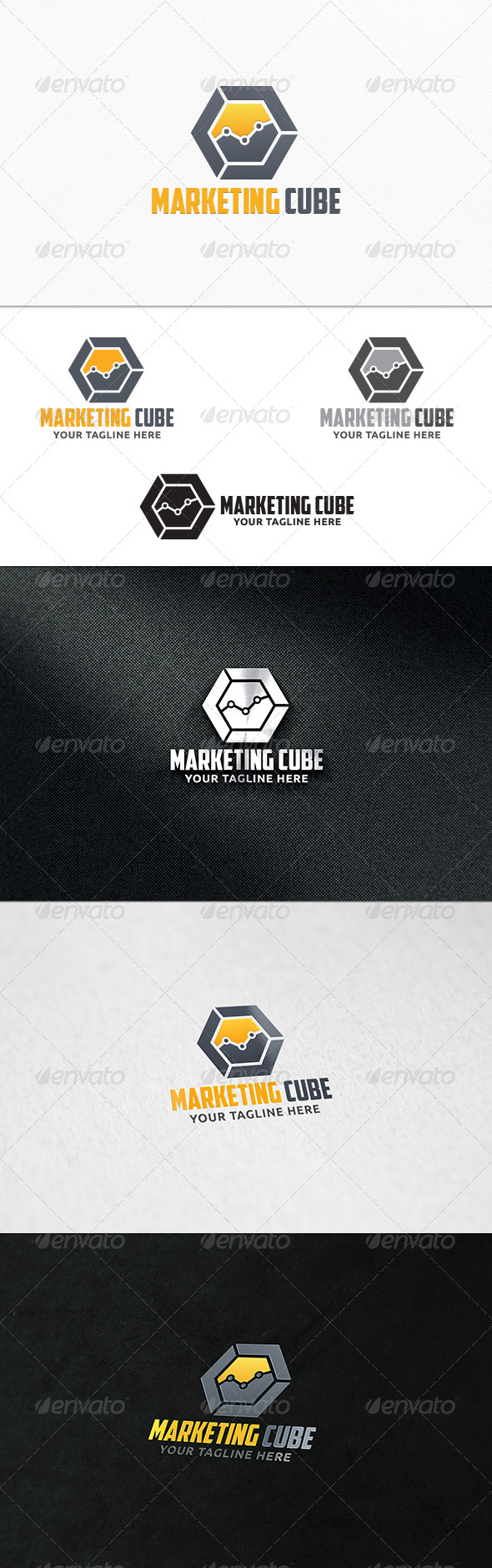 Marketing Cube - Logo Template