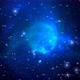 Blue Galaxy Space Motion Loop Background - VideoHive Item for Sale