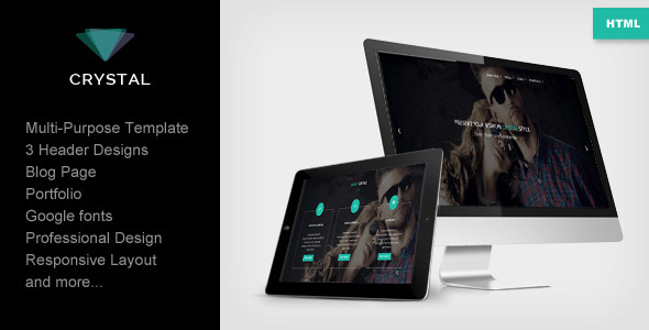 Crystal - Responsive Multipurpose Template