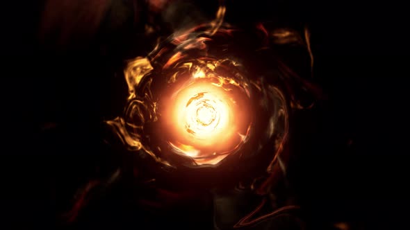 Abstract Fire Energy Ball Effect 4K 03