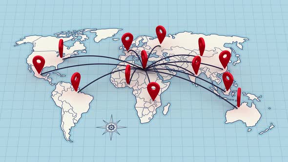 Pin Point Connection Map